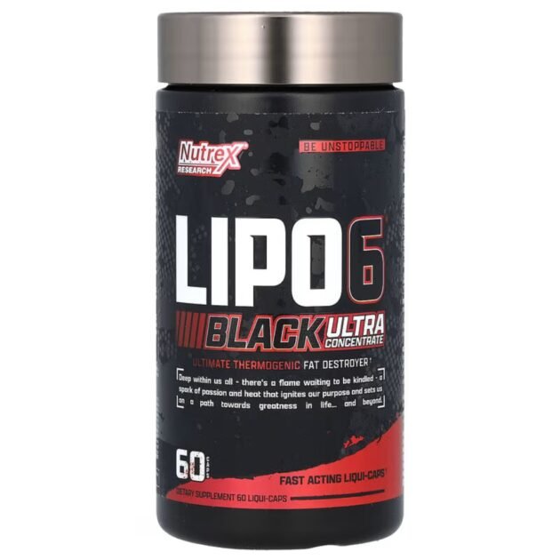 Lipo 6 black Fat-Burner 60 capsules – حارق الدهون