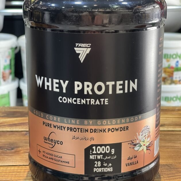 Whey concentrate 1kg 
Trec nutrition (golden body )